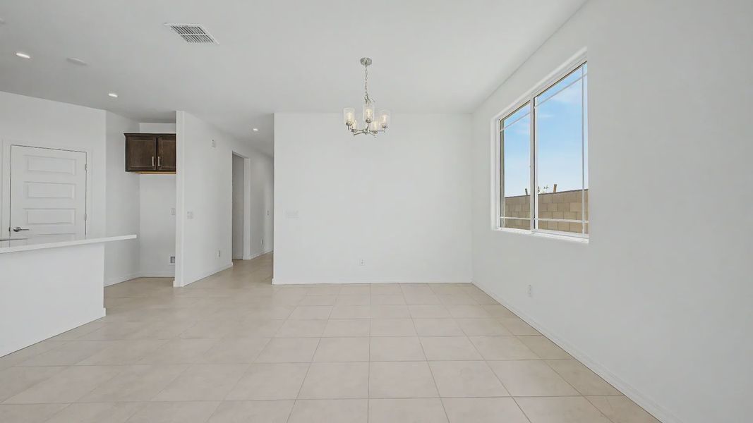 Furnished interior view inside a new home in Teravalis, Buckeye (Image 11). Furnished interior view inside a new home in Teravalis, Buckeye (Image 11).