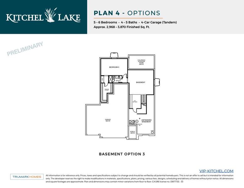 Kitchel Lake Plan 4 Floor Plan