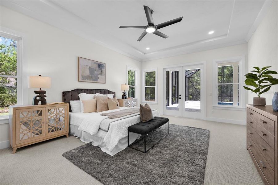 Furnished interior view inside a new home in , Gainesville (Image 14).