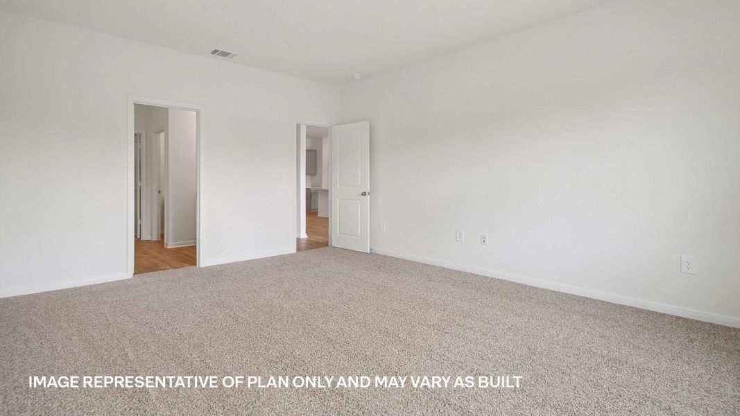 Spacious, unfurnished interior of a new home in Prairie Lakes, Buda (Image 25).