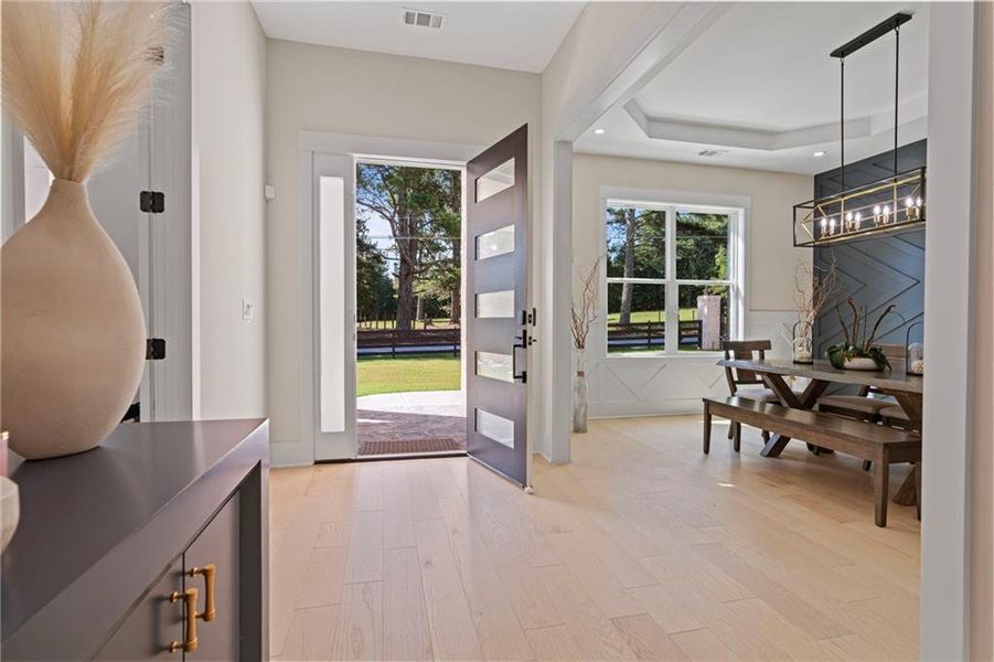 Furnished interior view inside a new home in , Lawrenceville (Image 8).