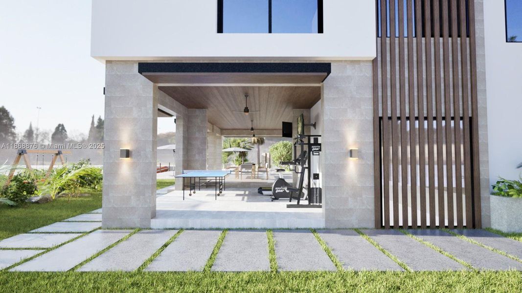 Front exterior of a new home in , Key Colony Beach, FL, highlighting curb appeal (Image 15). Front exterior of a new home in , Key Colony Beach, FL, highlighting curb appeal (Image 15).