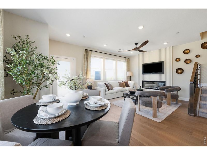 Furnished interior view inside a new home in , Fort Collins (Image 9).