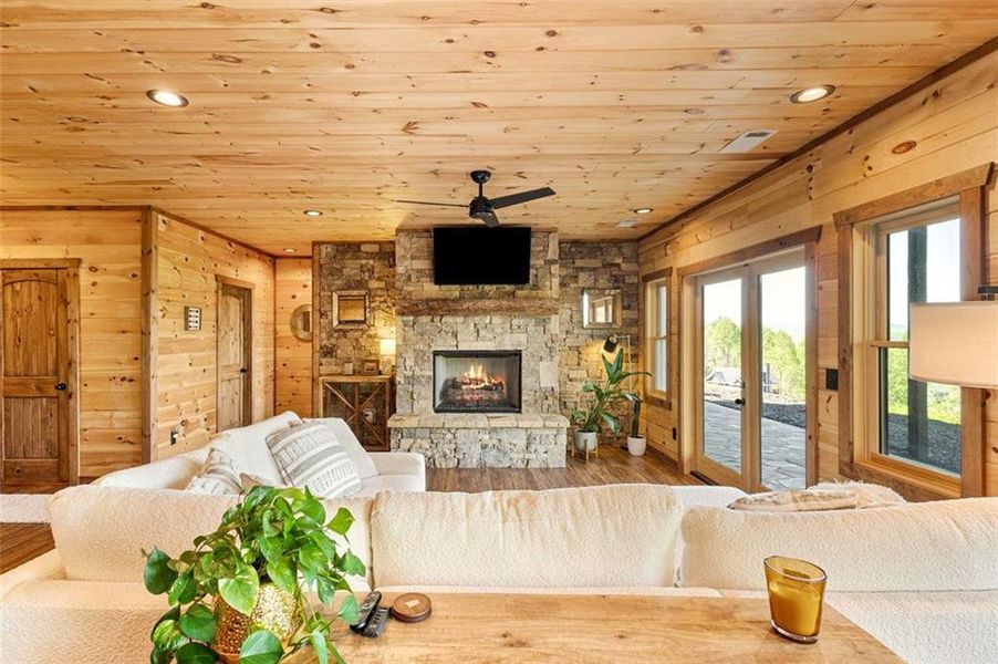 Furnished interior view inside a new home in , Morganton (Image 39).