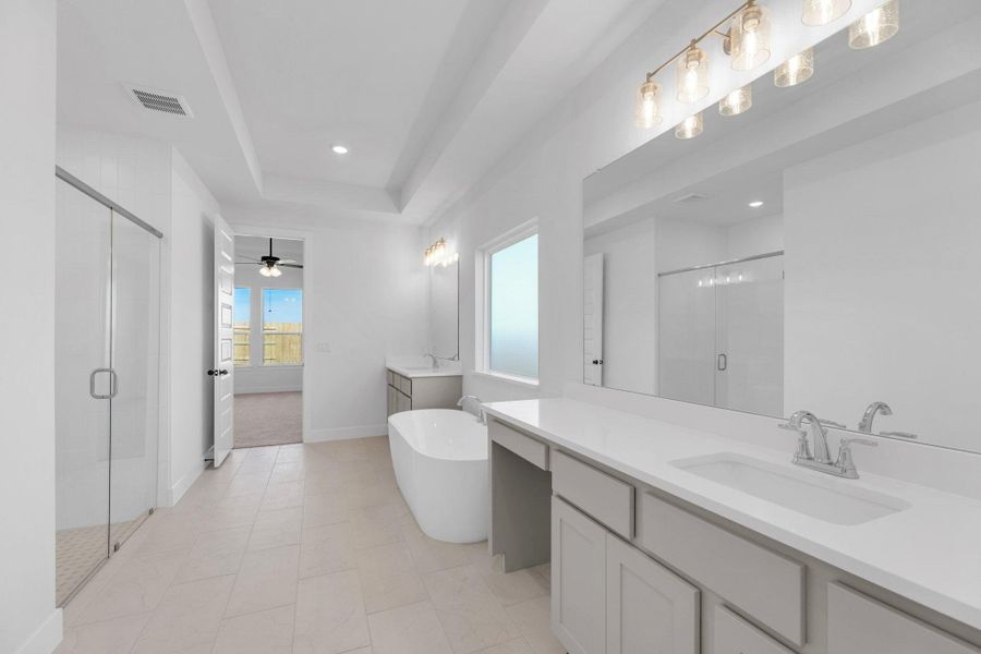 Furnished interior view inside a new home in Nolina, Georgetown (Image 12).