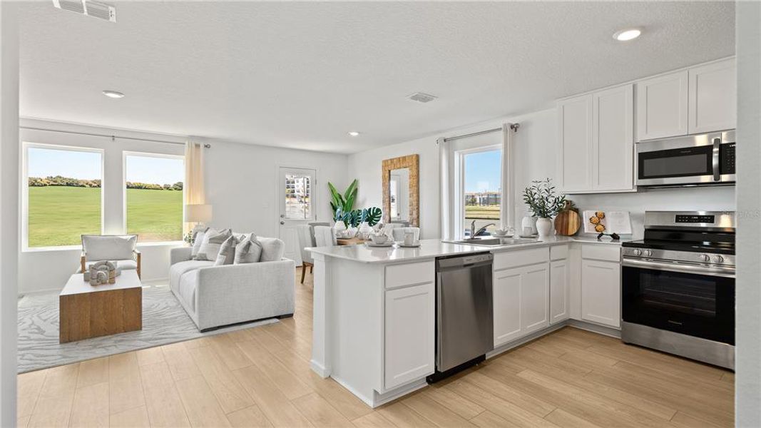 Furnished interior view inside a new home in , Winter Haven (Image 25).