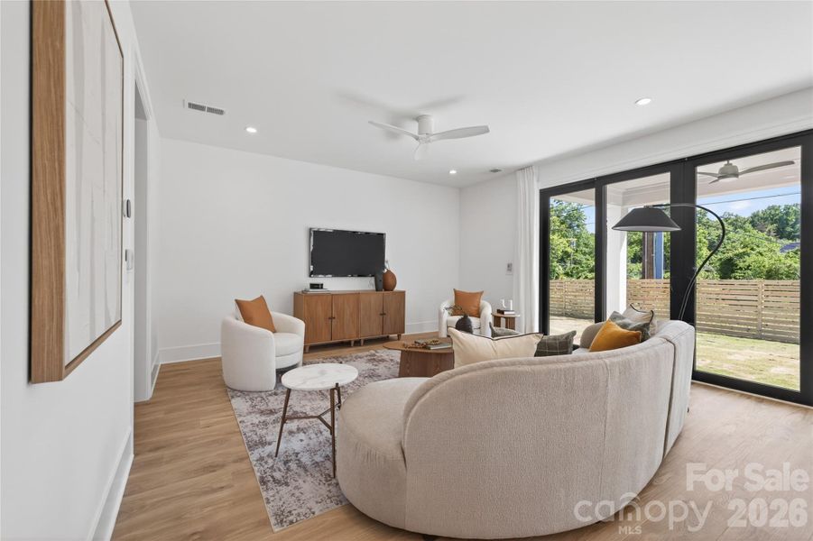 Furnished interior view inside a new home in , Charlotte (Image 7).