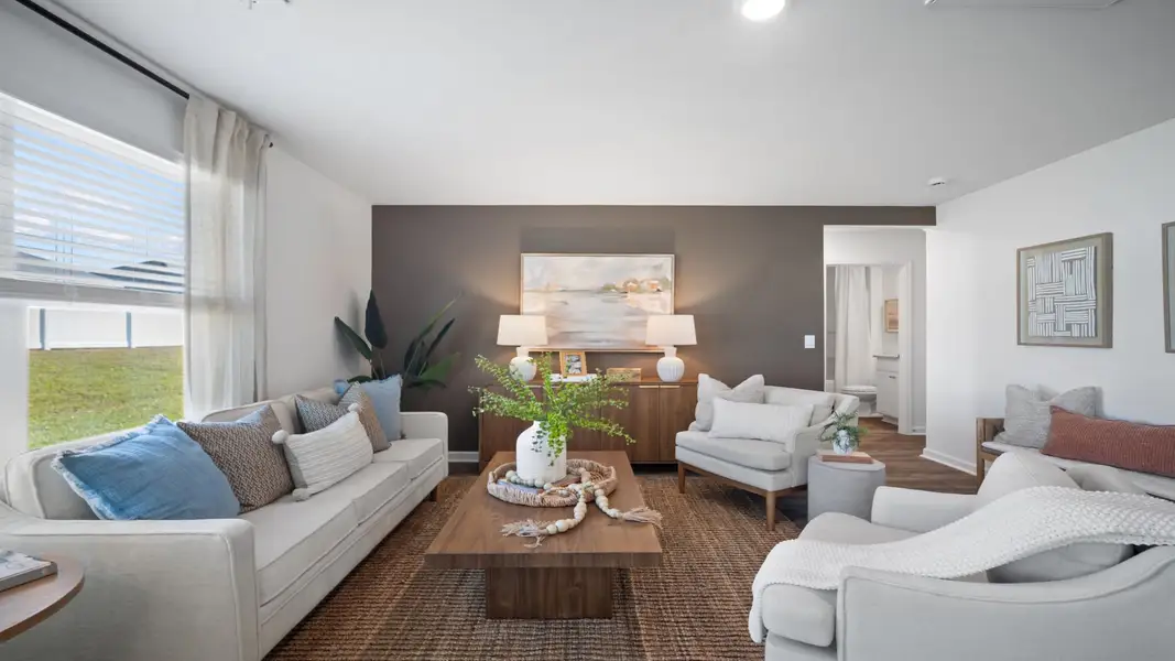 Furnished interior view inside a new home in Cypress Landing, Hardeeville (Image 7). Furnished interior view inside a new home in Cypress Landing, Hardeeville (Image 7).