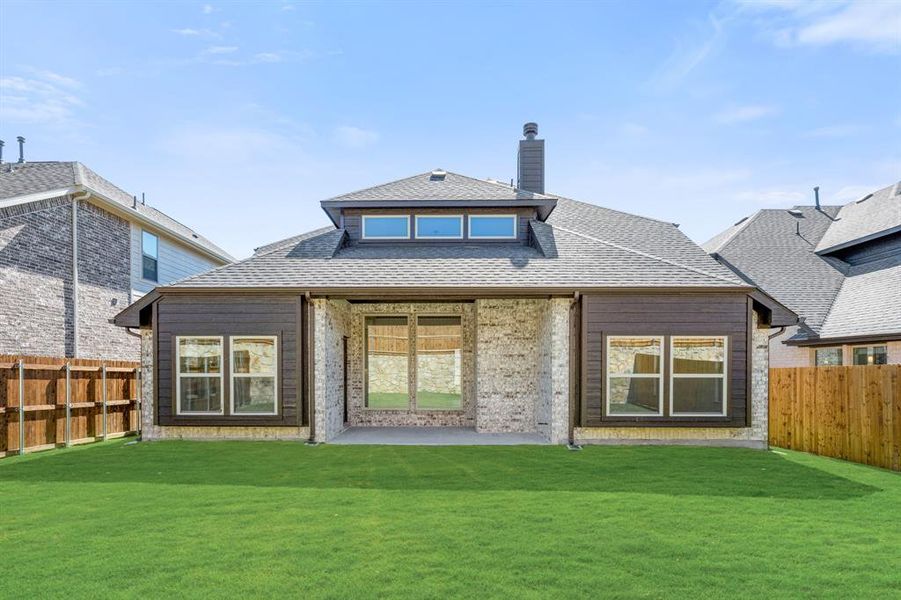 Exterior details and patio area of a home in Willow Wood Classic 50, McKinney (Image 19).