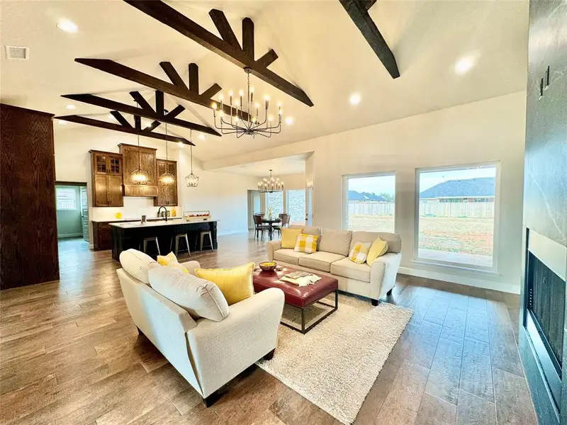 Furnished interior view inside a new home in , Abilene (Image 1). Furnished interior view inside a new home in , Abilene (Image 1).
