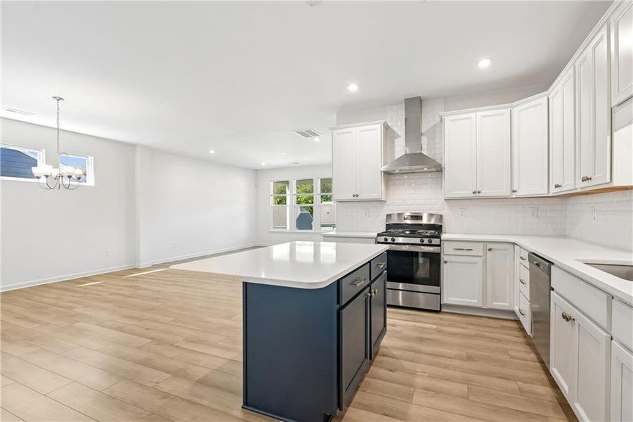 Furnished interior view inside a new home in Poplar Place, Dallas (Image 12).