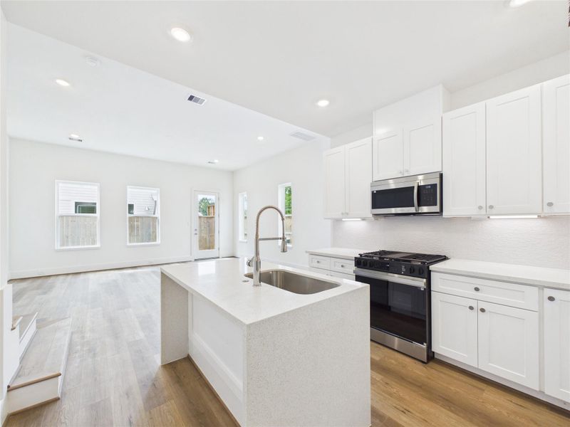 Furnished interior view inside a new home in , Houston (Image 8).