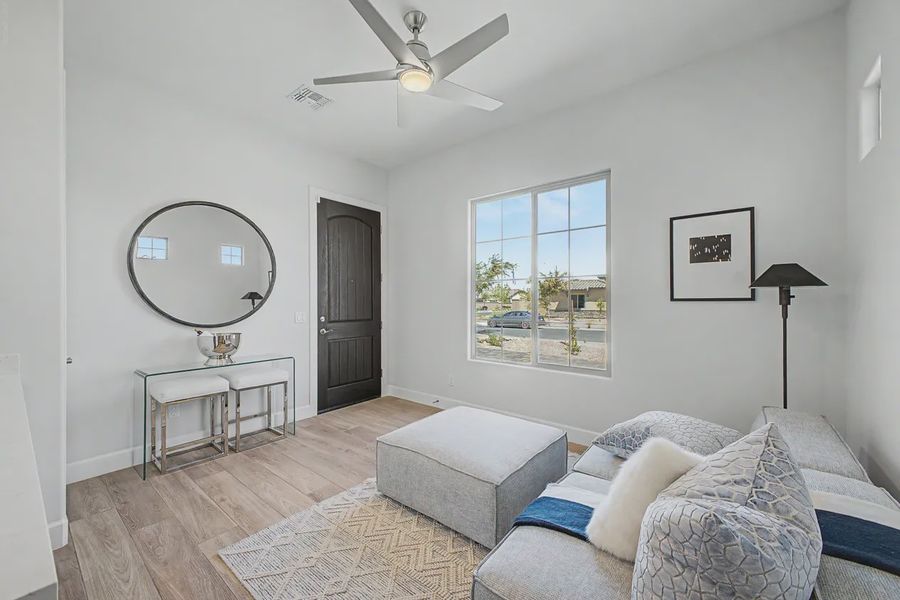 Furnished interior view inside a new home in Bellero Estates, Queen Creek (Image 38).