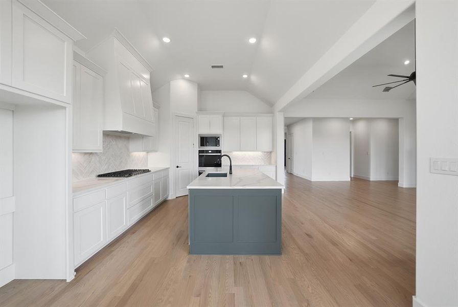 Furnished interior view inside a new home in Estates at Rockhill, Frisco (Image 10).