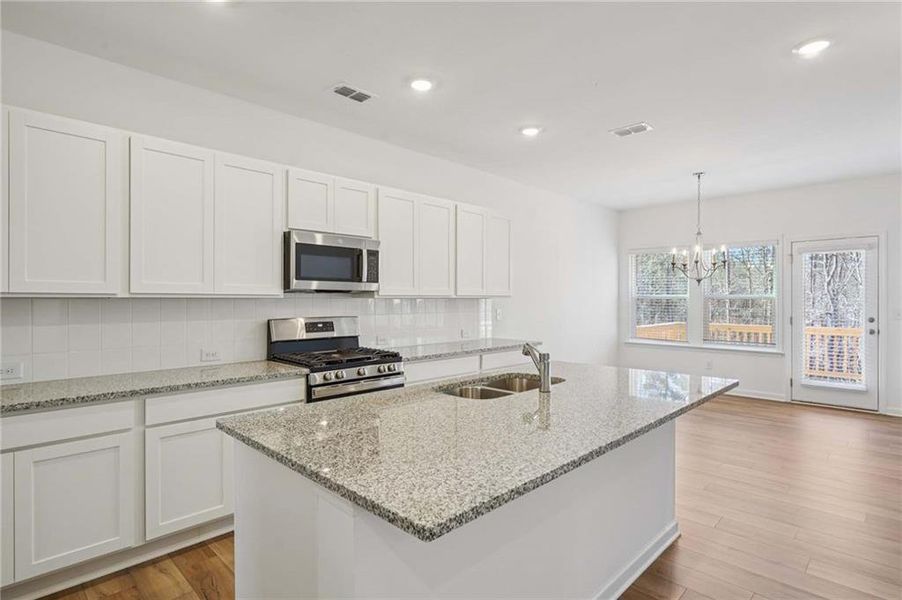 Furnished interior view inside a new home in The Pointe at Heron Bay, Locust Grove (Image 10).
