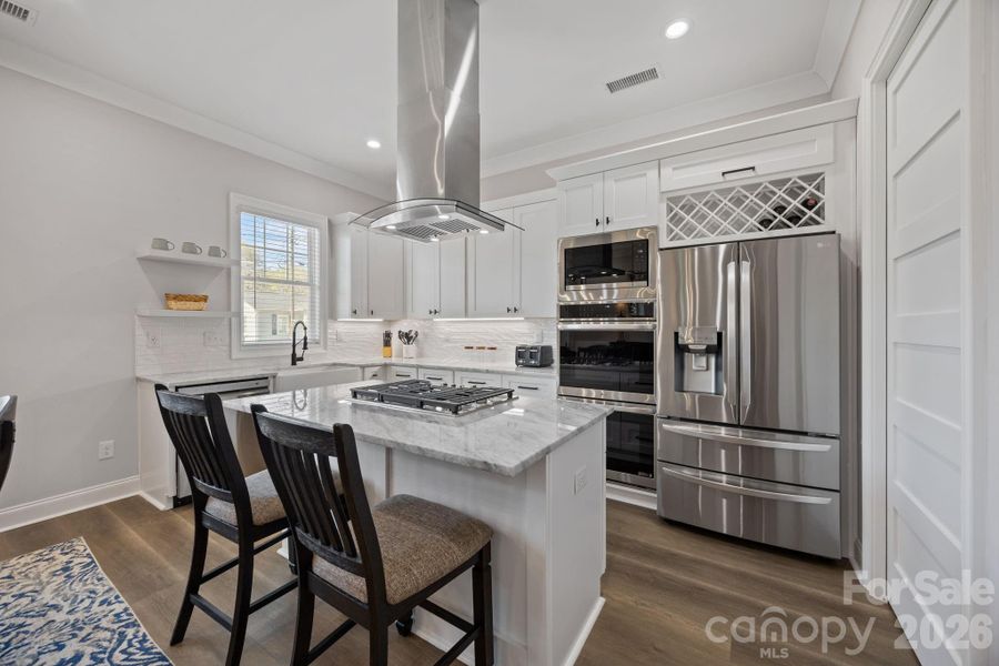 Furnished interior view inside a new home in , Belmont (Image 10).