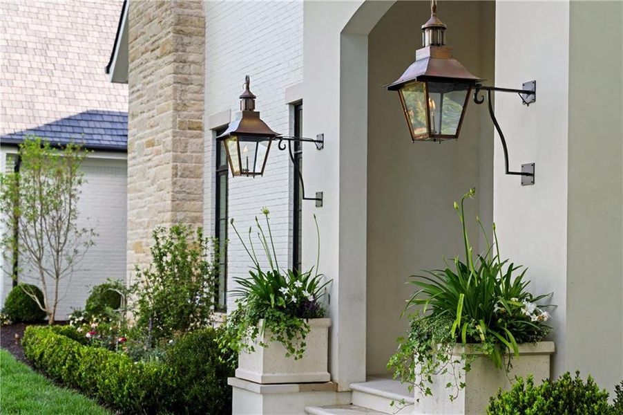 Exterior details and patio area of a home in , Atlanta (Image 24). Exterior details and patio area of a home in , Atlanta (Image 24).