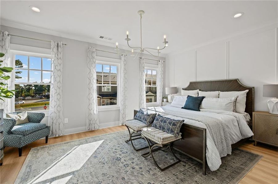 Furnished interior view inside a new home in , Kennesaw (Image 21).