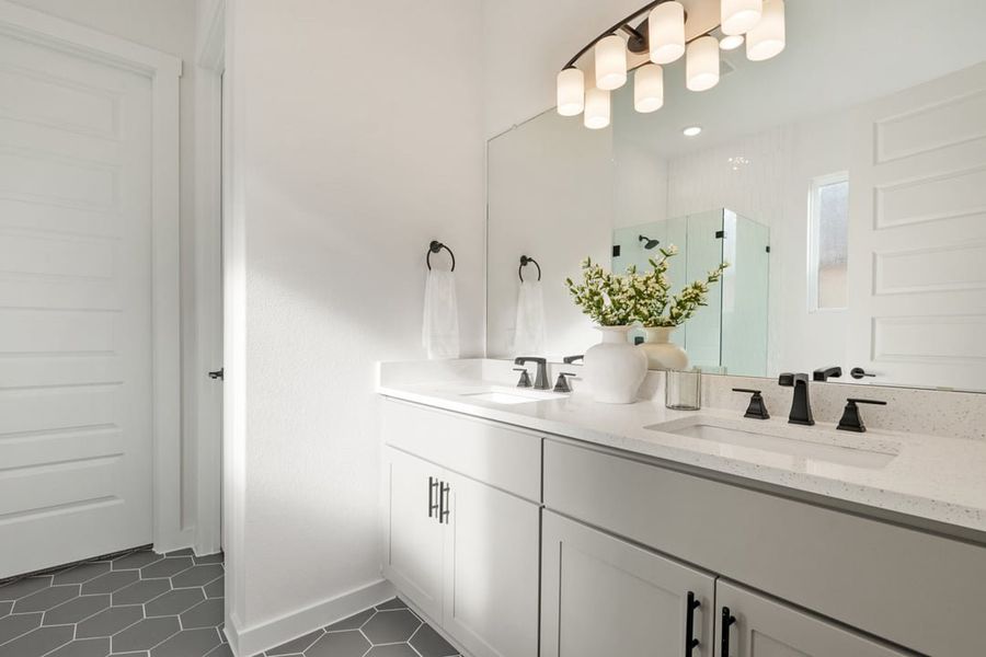 Furnished interior view inside a new home in Arbor Collection at Lariat, Liberty Hill (Image 38).