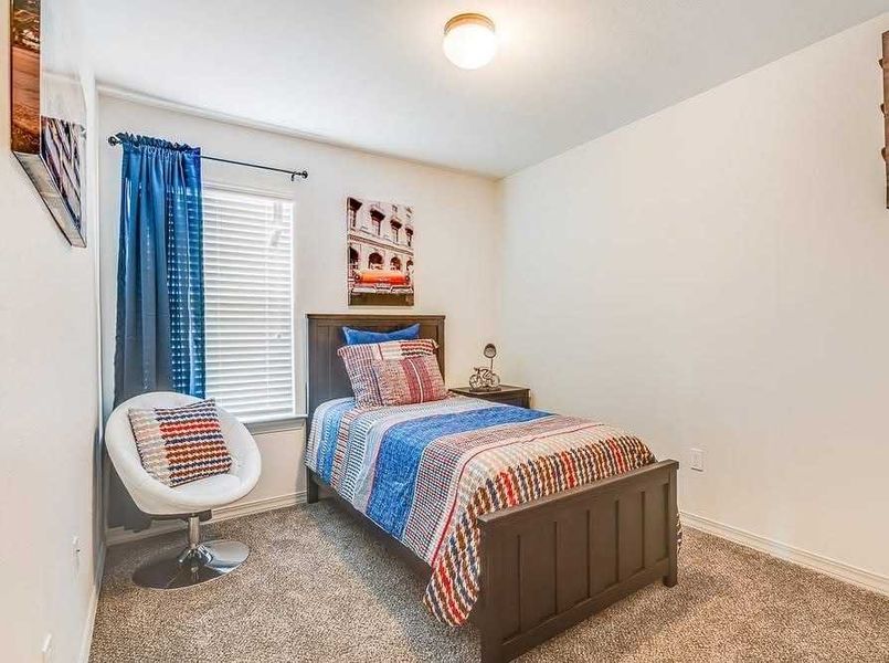 Representative furnished interior of a home built from the Valerie 1371 SSC by Saratoga Homes in Crossland, El Paso (Image 7).