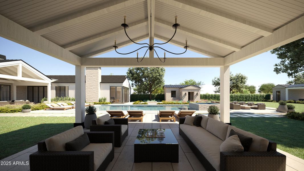 Multiple Outdoor Entertaining Spaces