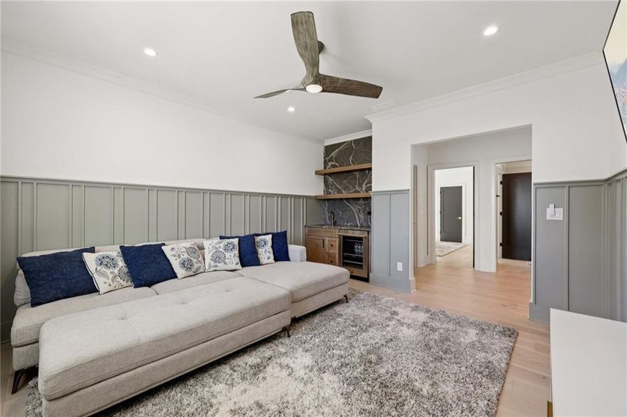 Furnished interior view inside a new home in , Suwanee (Image 55).