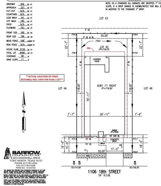 Plot Plan