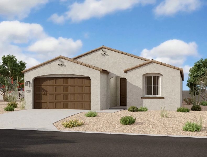 Exterior elevation rendering Exterior elevation rendering