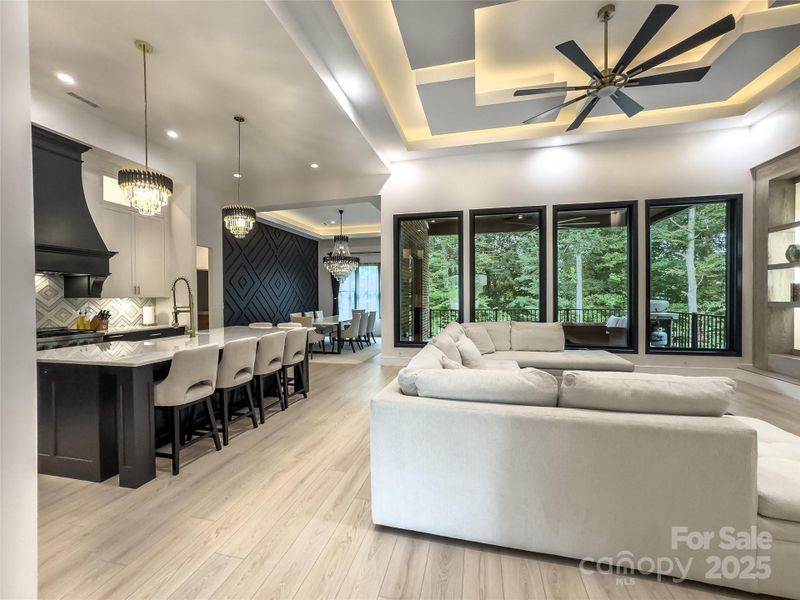 Furnished interior view inside a new home in , Hickory (Image 15).