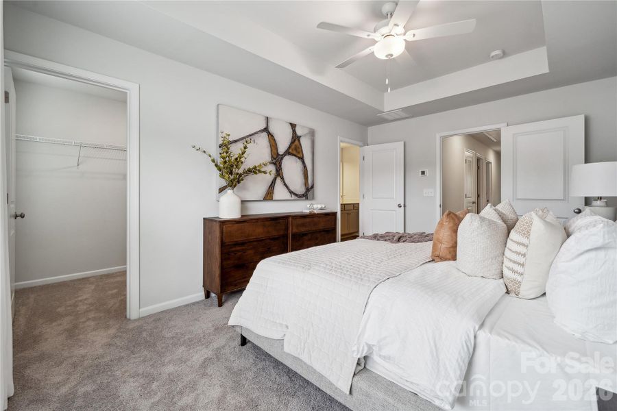Furnished interior view inside a new home in Nichols Landing, Charlotte (Image 14).