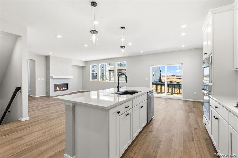 Furnished interior view inside a new home in The Estates Collection at Talon Pointe, Thornton (Image 10).