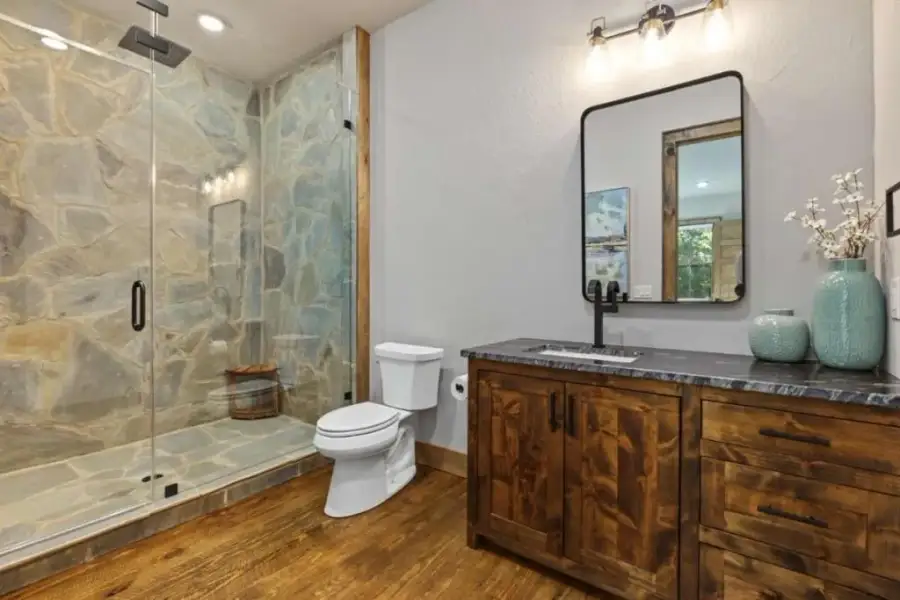 Furnished interior view inside a new home in , Blue Ridge (Image 18).