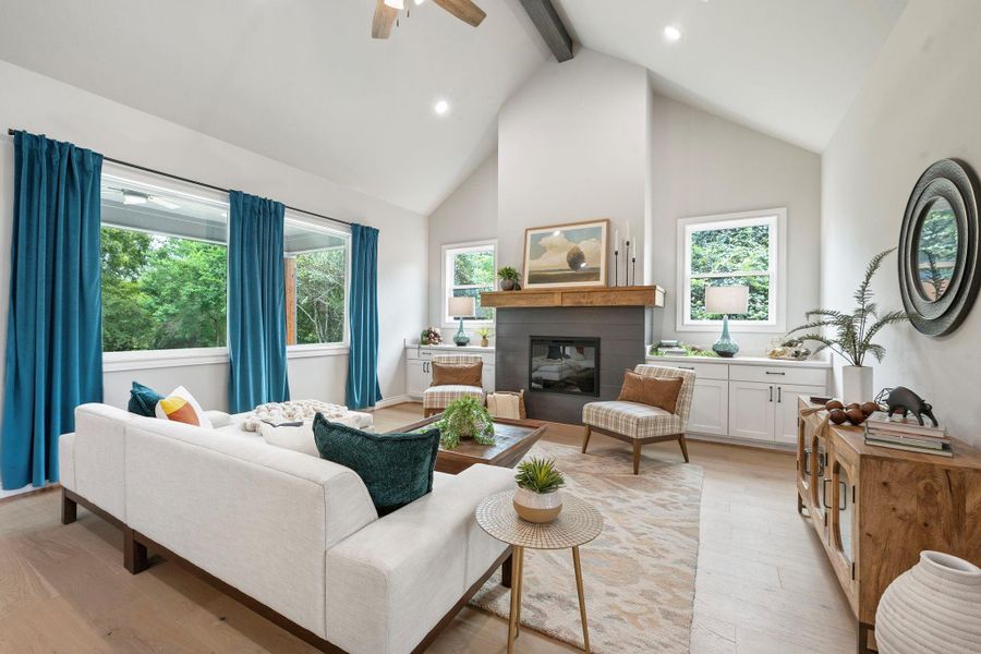 Furnished interior view inside a new home in , College Station (Image 15).