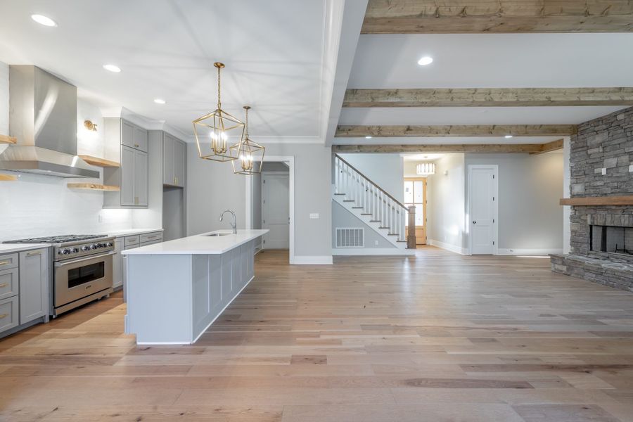 Furnished interior in a model home at Pine Ridge in Soddy-Daisy (Image 25).