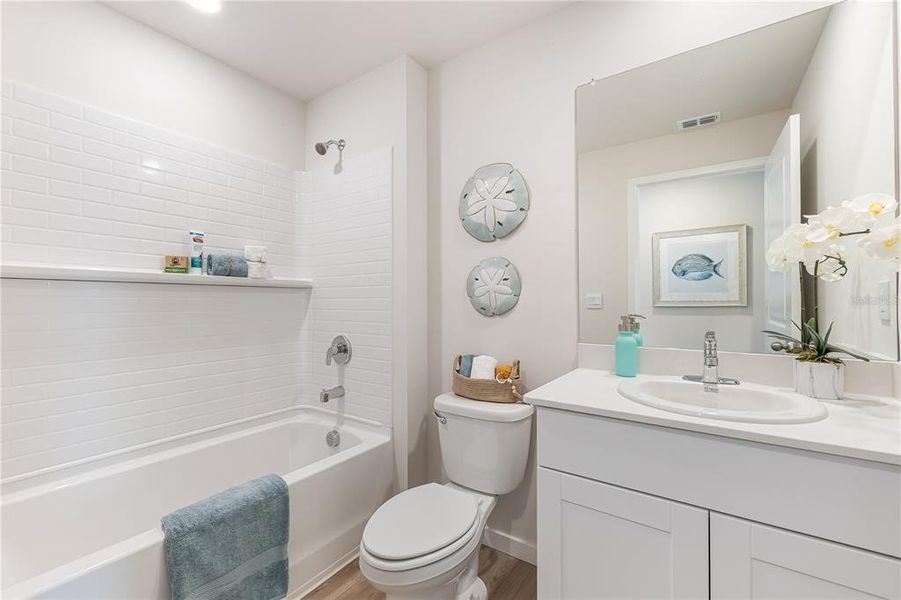 Furnished interior view inside a new home in Coral Lakes - Tradition & Express, Punta Gorda (Image 15). Furnished interior view inside a new home in Coral Lakes - Tradition & Express, Punta Gorda (Image 15).