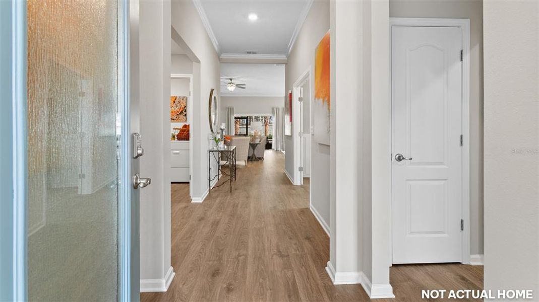 Furnished interior view inside a new home in Sawmill Branch, Palm Coast (Image 26).