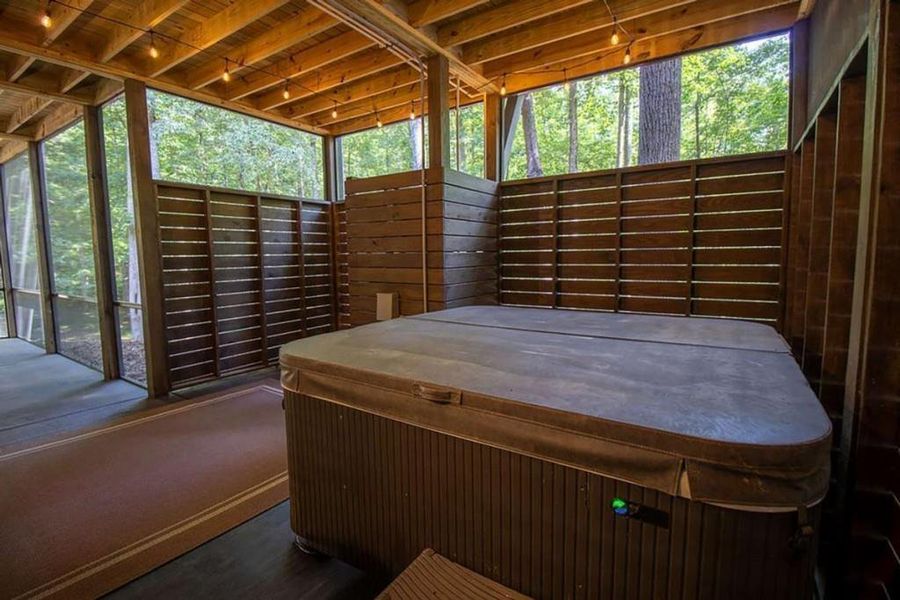 In-progress construction of a new home in , Blue Ridge, GA (Image 32).