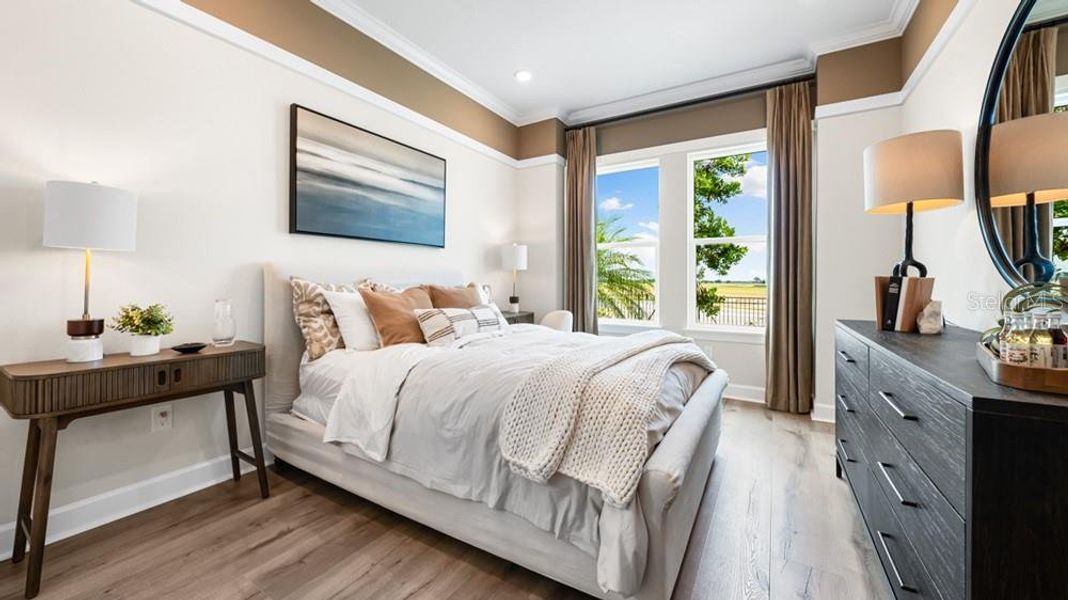 Furnished interior view inside a new home in Esplanade at Wellen Park, Englewood (Image 17).