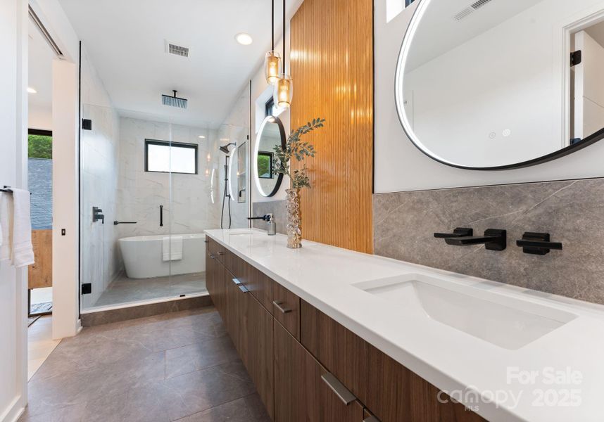 Furnished interior view inside a new home in , Charlotte (Image 9).