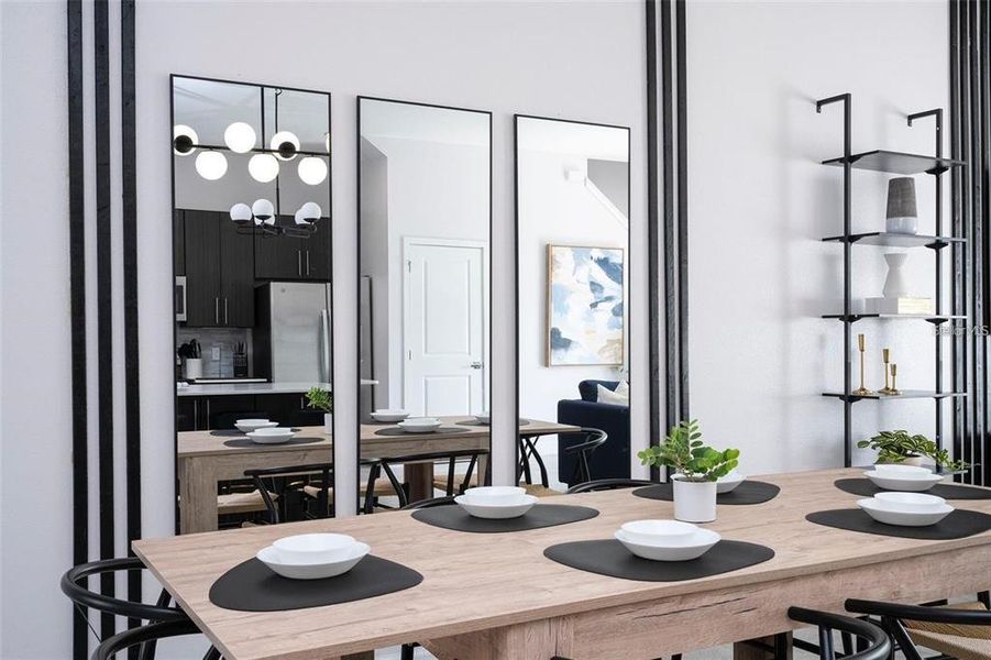 Furnished interior view inside a new home in Villa Domani, Davenport (Image 10). Furnished interior view inside a new home in Villa Domani, Davenport (Image 10).