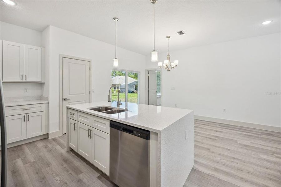 Furnished interior view inside a new home in , Citrus Springs (Image 10).
