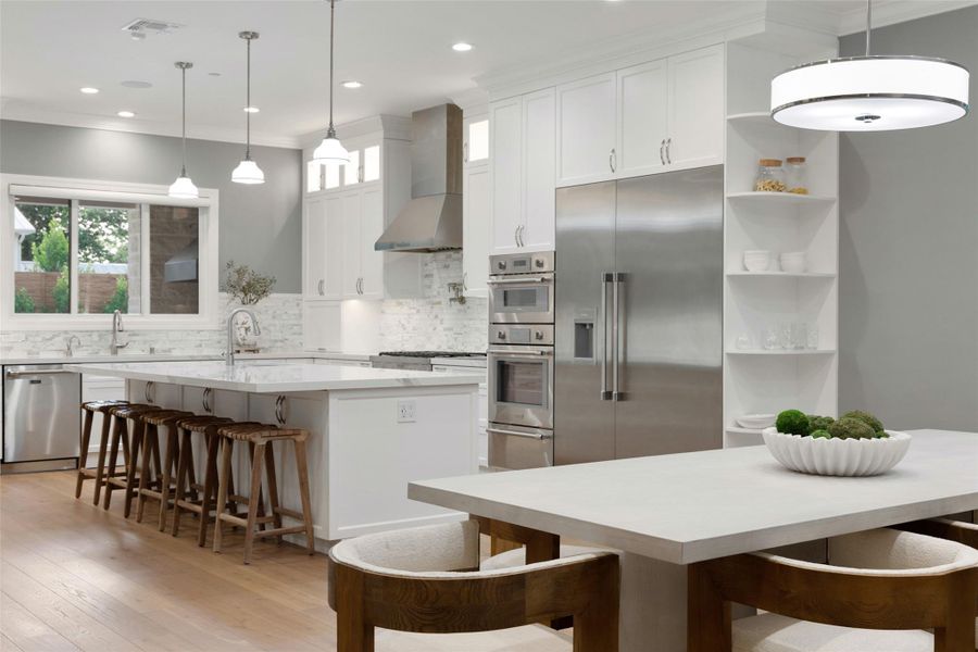 Furnished interior view inside a new home in , Austin (Image 34). Furnished interior view inside a new home in , Austin (Image 34).