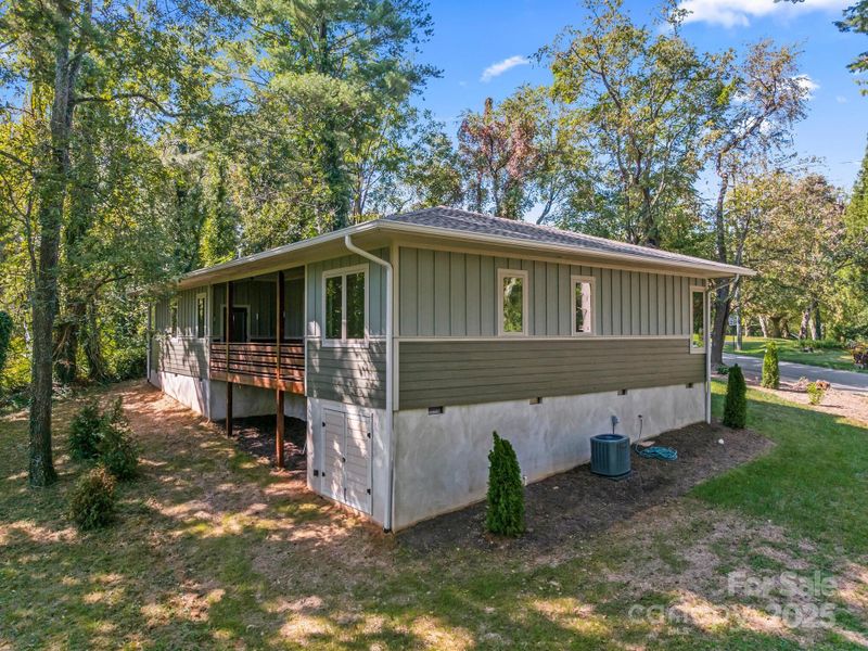 Front exterior of a new home in , Asheville, NC, highlighting curb appeal (Image 20).