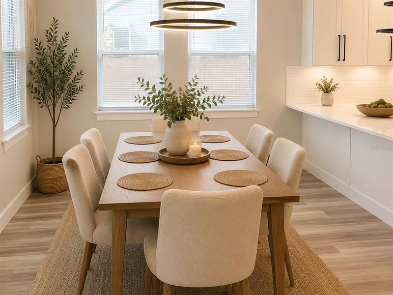 Furnished interior view inside a new home in , St. Petersburg (Image 7).