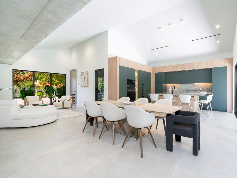 Furnished interior view inside a new home in , Miami (Image 18).