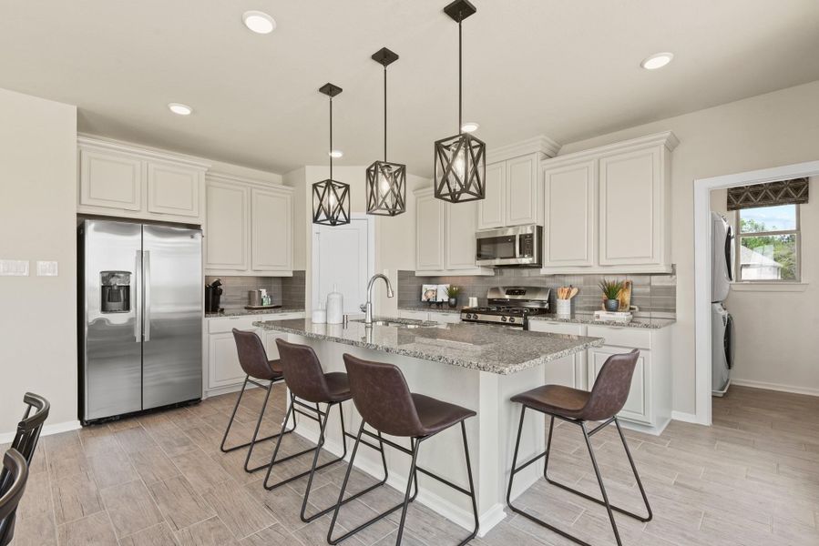 Furnished interior view inside a new home in The Groves, Humble (Image 18). Furnished interior view inside a new home in The Groves, Humble (Image 18).