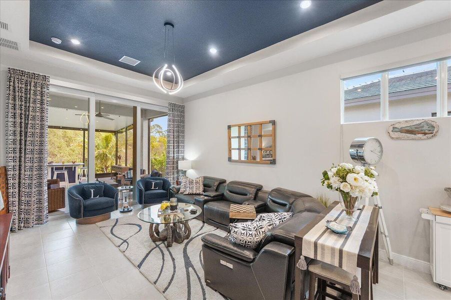 Furnished interior view inside a new home in , Port St. Lucie (Image 9).