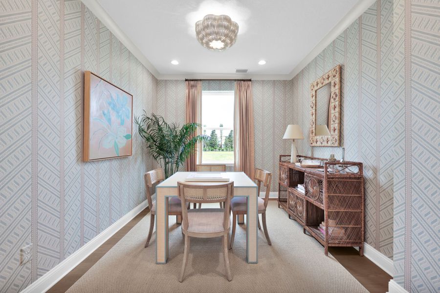 Representative furnished interior of a home built from the Atlas by Riverside Homes in Seabrook Village at Nocatee, Ponte Vedra (Image 38).