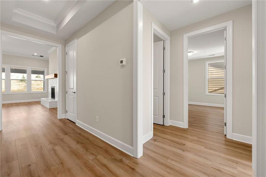 Spacious, unfurnished interior of a new home in Cresswind Georgia at Twin Lakes, Hoschton (Image 20).