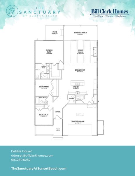 2D floor plan layout of this home in The Sanctuary at Sunset Beach, Sunset Beach, NC (Image 2). 2D floor plan layout of this home in The Sanctuary at Sunset Beach, Sunset Beach, NC (Image 2).